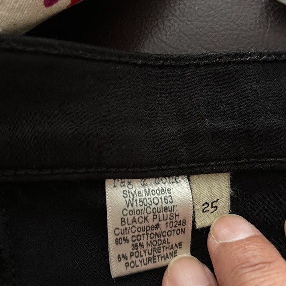 Rag & Bone black leggings size 25 - Picture 8 of 13